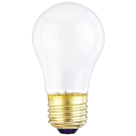 Westinghouse Westinghouse 15 W A15 Appliance Incandescent Bulb E26 (Medium) White 2 pk 3996